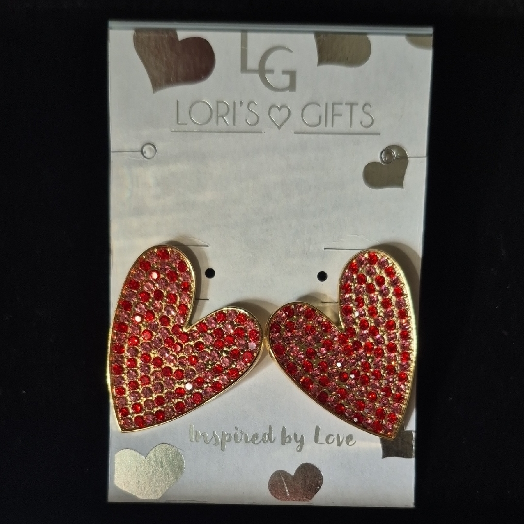 Red Heart Earrings